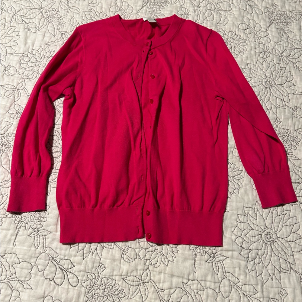 J. Crew Pink Cardigan